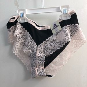 Pink and Black Cheeky Panty